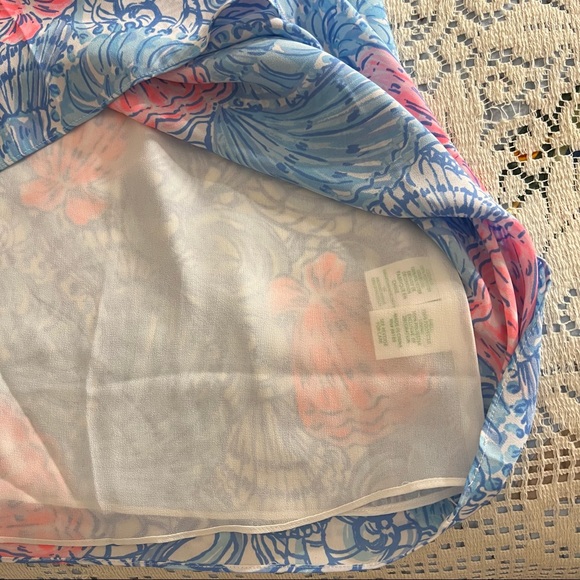 Lilly Pulitzer MarilinaTunic Blue Haven Raising Shell Dress, Sz. XS NWOT - Picture 12 of 15
